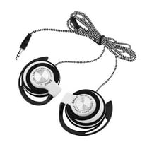Universal 3.5mm Plug Wired Clip On Ear Sports Earphone Heavy Bass Headphone