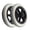 Gray, variant on Wheels Assembly 12 Inch Rear Wheel 12 1/2 x 2 1/4" black Solid PU Tire Construction, Back Wheel Replacement for Manual Wheelchairs