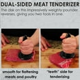 thumbnail image 6 of 2Pcs Reversible Meat Tenderizer and Pounder, Dual Sided Meat Tenderizer, Hamburger Patty Maker, 6 of 8
