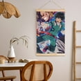 thumbnail image 5 of My Hero Academia Wooden Shaft Hanging Poster Home Decor Poster Wall Art Painting For Living Room Bedroom 20"X30", 5 of 7