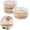 1, variant on 2-Compartment Clear Round Pizza Slice Storage Container, 12 Inch, with Lid & Handle, Reusable