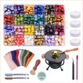 thumbnail image 5 of Juego de granos de cera para pintura al fuego, caja de celosía de 24 colores, ocho lados, cera para sellar pintura al fuego, grano de cera para sellar pintura al fuego, 5 of 5