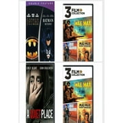 Assorted Multi-Feature Collections 4 Pack DVD Bundle: 3 Movies: Friday 1-3 Collection, 2 Movies: Dwayne Johnson Action Collection, 2 Movies: A Quiet Place, 3 Movies: Mad Max Collection