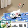 thumbnail image 2 of Puzzle Racer Kids Car Track Set, Flexible Car Tracks for Kids, Nukids Puzzle Racer Car Track Set, Puzzle Track Car Play Set Racer Track Set for Kids, 4 Series Educational Puzzle Toys for Kids, 2 of 5