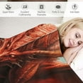 thumbnail image 3 of ARISTURING  Dragons Lair Queen Size Raschel Plush Dragon Throw Blanket, Measures 79, 3 of 6