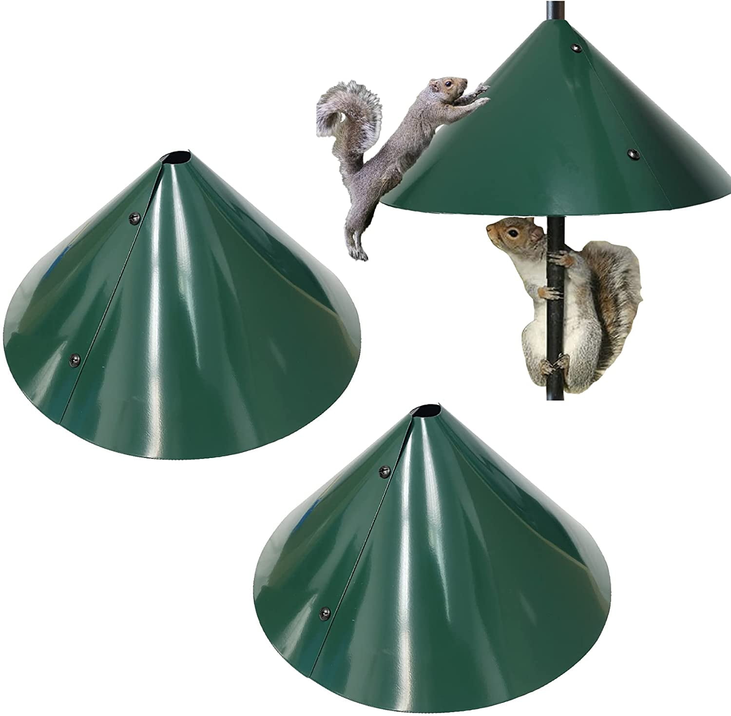 Squirrel Proof Bird Feeder Baffle Guard – Pole Mount and Hanging