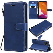 for iPhone 14 Wallet Case, with Credit Card Holder and Wrist Strap, RFID Blocking PU Leather Flip Magnetic Cell Phone Cover Case for iPhone 14 6.1 inch, Blue