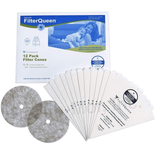 FilterQueen Majestic Vacuum Replacement Filter Kit, Cellulose Pre