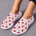 thumbnail image 1 of Mocassins Confortables Respirants pour Femmes avec Imprimé Insecte Dessin Animé Chaussures en Maille Plates, 1 of 5