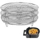 thumbnail image 5 of 3 Estantes para Freidora de Aire Estantes para Freidora de Aire Redondos Apilables de 78 Pulgadas Estante Deshidratador de Acero Inoxidable para Freidoras de Aire de 42Qt ANGGREK Otros, 5 of 7