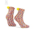 thumbnail image 2 of Gustave Fuzzy Socks for Women Girl Winter Warm Soft Cozy Fluffy Sleeping Socks Thick Plush Crew Slipper Socks for Home Indoor Christmas DIY Gifts, Yellow, 2 of 10