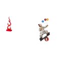 thumbnail image 1 of Escultura De Payaso En Llamas De Resina Moderna, Figura Abstracta De Fuego, Adorno De Escritorio Para Oficina, Patio, Estantería, Mesa, Centro De Mesa, Decoración De Comedor, Regalo, 1 of 8