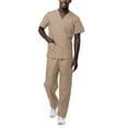 thumbnail image 1 of Sivvan Unisex Classic Scrub Set V-Neck Top/Drawstring Pants (Available in 15 Solid Colors), 1 of 7