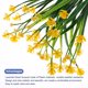 thumbnail image 3 of 6 Uds Flores Artificiales Narcisos Amarillo Unique Bargains Imitación Plástico Anti-ultravioleta para Interior/Exterior Hogar Boda Sala Habitación Cocina Decoración, 3 of 6