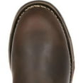 thumbnail image 6 of ROCKY WORK Men's 11" Aztec Wellington Soft Toe Waterproof Work Boot Brown - FQ0005639, 6 of 7