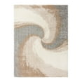 thumbnail image 3 of Unique Loom Soft Touch Shag Collection Area Rug - Selin (9' 10" x 13' Rectangle Khaki/Ivory), 3 of 7