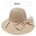 thumbnail image 5 of Women Hats Foldable Lightweight Decorative Washable Space-saving Breathable Good-looking Wide Brim Soft Sun Hat Daily Hat, 5 of 7