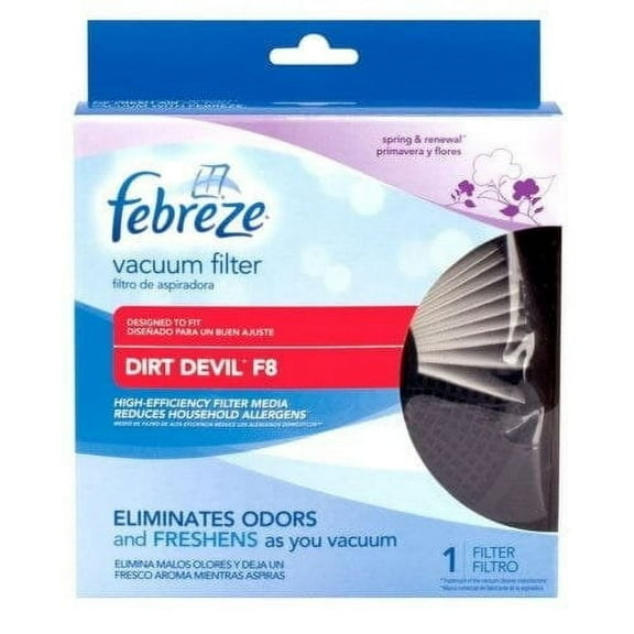 Febreze Vacuum Filter, Dirt Devil Style F8