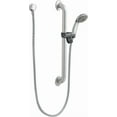 thumbnail image 4 of Moen 52224GBP25 Single Function Hand Shower Package with Hose and Slide Bar Included, Chrome/Stainless, 4 of 4
