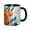 Black, variant on Lanterns Coffee Mug Fun Custom Ceramic Mugs 11oz Green