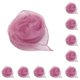 thumbnail image 1 of Sonducket Bufanda cuadrada Pañuelo de gasa Accesorios sedosos para representaciones teatrales Pink rosa carne 60*60cm 10Conjunto, 1 of 6