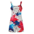 thumbnail image 4 of SELONE USA Themed Womens Shorts Pajamas Plus Size with Pockets Holiday Wear Watermelon Red XL, 4 of 5