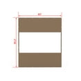 thumbnail image 3 of Domi Outdoor Living Heavy Duty Clear Panel Curtain, 18 oz Waterproof PVC Polyester Curtain, Tearproof, and Weather-Resistant Panel w/Eyelets for Patios,Gazebos,Pergolas (8'H x 7'W, Brown), 3 of 8