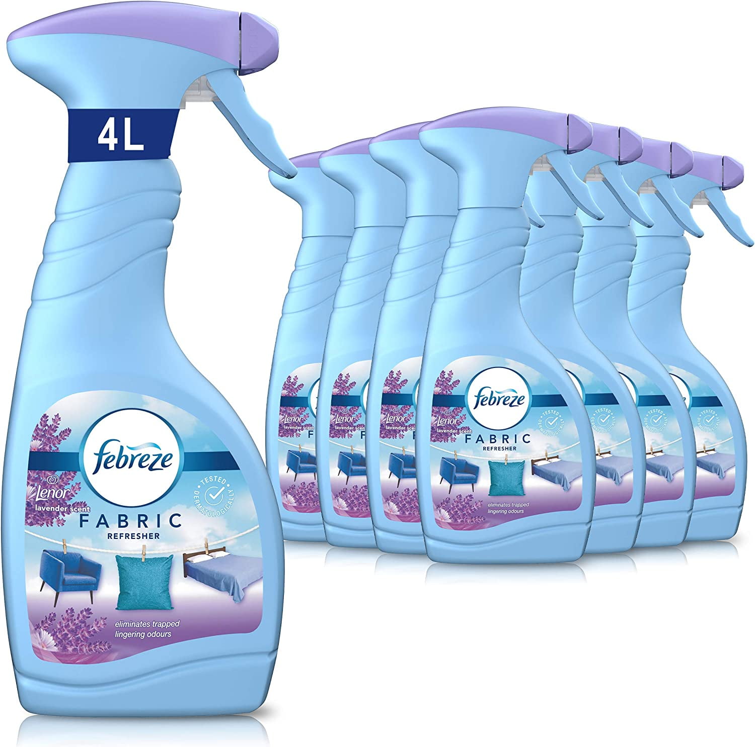 Febreze Fabric Freshener Spray, Odour Eliminator, Lavender, 4 Litre