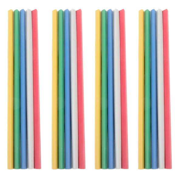 30 Pcs File Folder Lever Clip Slides Plastic Slide Binders Binding Bars Letter Size Slide Binders Spine Bars Student