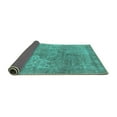 thumbnail image 2 of Ahgly Company Indoor Rectangle Oriental Turquoise Blue Industrial Area Rugs, 2' x 3', 2 of 4