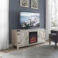 thumbnail image 3 of Pemberly Row 58" Fireplace TV Stand in White Oak, 3 of 4