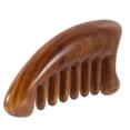 thumbnail image 1 of Peine de madera para masaje meridiano, antiestático, con dientes anchos, de madera de sándalo, para terapia del cuero cabelludo, masajeador capilar, herramienta de masaje de cabeza para hombres y, 1 of 8