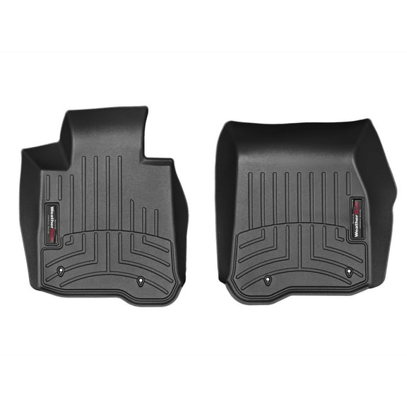 WeatherTech Custom Fit FloorLiners compatible with BMW 435i, M4, 440i - 1st Row (Driver & Passenger), Black