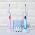 thumbnail image 2 of Electric Toothbrush Holder Large Bathroom Caddy Storage Organizer Bath Home Rack, 2 of 5