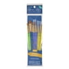 Hello Hobby 10 Pc Detail Synthetic Paint Brush Set with Comfort Grip