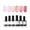 Pink Jelly Chic, variant on Modelones Gel Nail Polish Set, 6 Colors Nude Pink Milky White Soak Off Gel Polish Kit, UV LED Lamp Cured Light Neutral Pink Nail Polish Set for DIY Manicure Home Salon Gifts