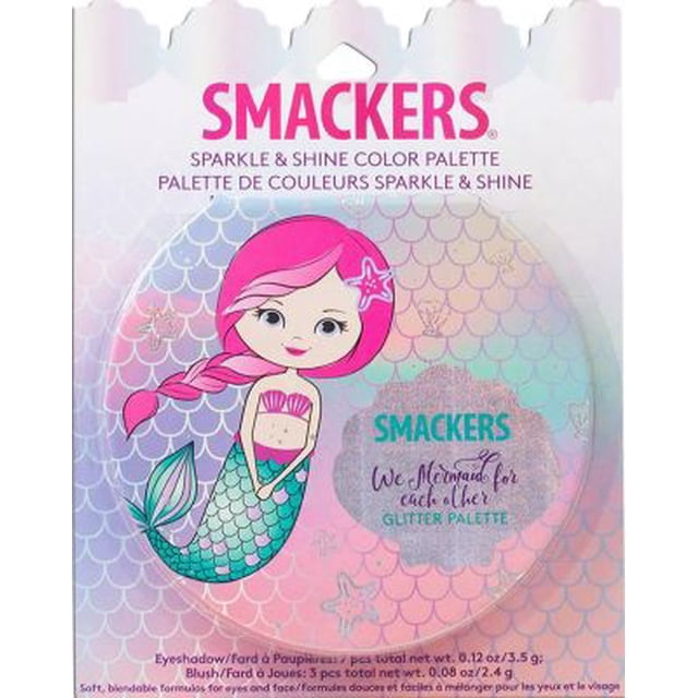 Lip Smackers Parkle & Shine Makeup Palette, Mermaid Palette, 0.42 Ounce