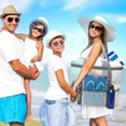 thumbnail image 2 of Paokuoon Beach Bag with Oversized Interior Pocket Beach Hollow Mesh Drainage Large Capacity Multi Pockets Quick Dry Portable Shampoo Body Wash Storage Shower Travel, 2 of 7