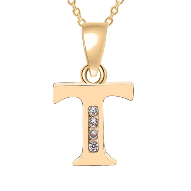 Teissuly Fashion Women Gift 26 English Letter Name Chain Pendant Necklaces Jewelry Teissuly WER202401223068