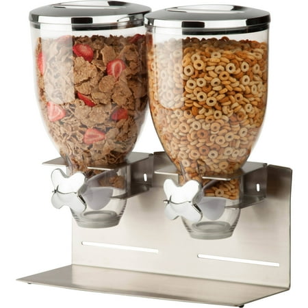 Honey Can Do Designer Edition Stainless Steel Double 17.5 oz Dispenser