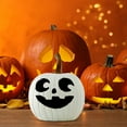 thumbnail image 4 of "Halloween Resin Pumpkin Decor Cute Fall Tabletop Decorations Thanksgiving & Halloween Centerpiece Handmade Pumpkin Figurine For Home Decor", 4 of 5
