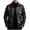 Black, variant on Lumeqa Men's Faux Leather Jacket Lapel Collar Zip Front Casual Moto Biker Coat with Side Pockets for Fall Winter Daily Wear