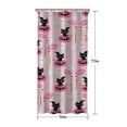 thumbnail image 5 of Pink Halloween Black Cats Ghosts and Pumpkins Shower Curtain 36"x72" ,Bathroom Decorative Shower Curtains Set with 12 Hooks,Modern Waterproof Washable Shower Curtain, 5 of 6