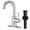 Chrome-Classic, variant on Classic Black and Gold Bathroom Sink Faucet 1 or 3 Hole with Pop Up Drain