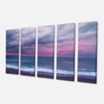 thumbnail image 2 of Impression sur Toile Bleu et Rose Non Cintrée sur Mer - Bord de Mer, 2 of 3