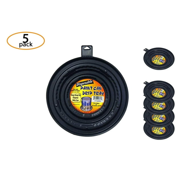 Curtis Wagner Plastics Drip Can Paint Tray (5Pack) (Diameter 9