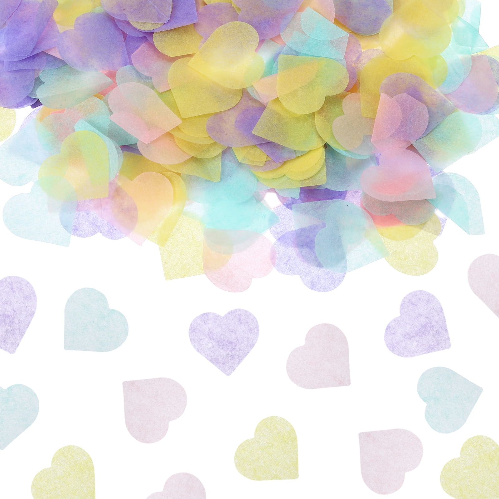 Rose Gold Tissue Paper Confetti - 1 Inch Round Dots For Wedding Party Decorations