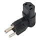 thumbnail image 5 of 4 Uds para convertidor NEMA 5‑15P a IEC320 C13 adaptador de enchufe de alimentación de 3 clavijas de 90 grados para adaptadores de corriente para portátiles enchufe estadounidense 125V, 5 of 8