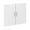 White, variant on Pemberly Row 2 Door Kit for Bookcase in Storm Gray - Engineered Wood