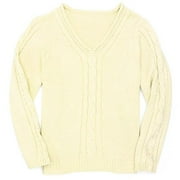 Faded Glory - Women's Plus Roll V-Neck Sweater